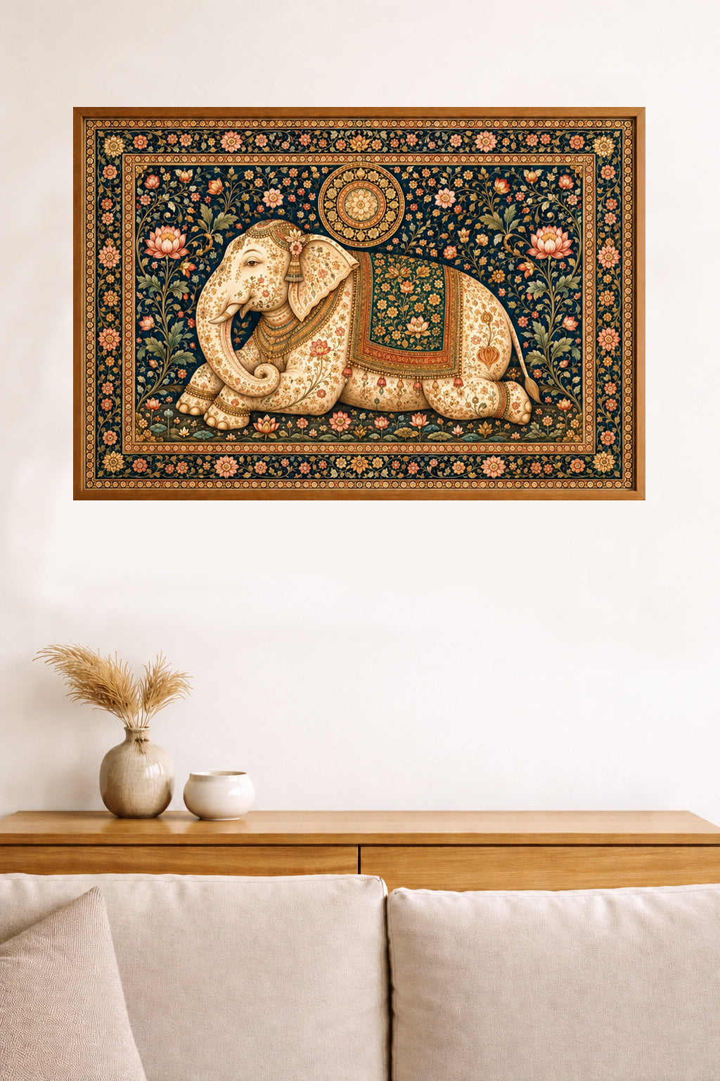 Golden Mandala Elephant