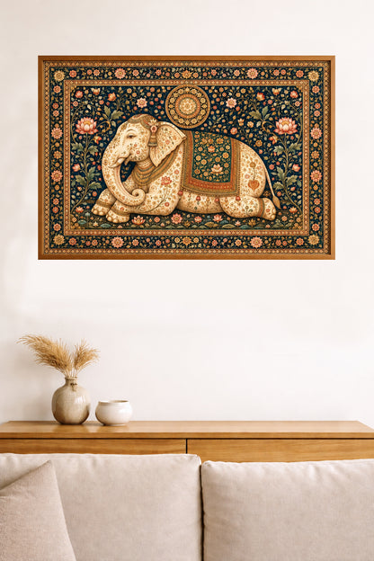 Golden Mandala Elephant